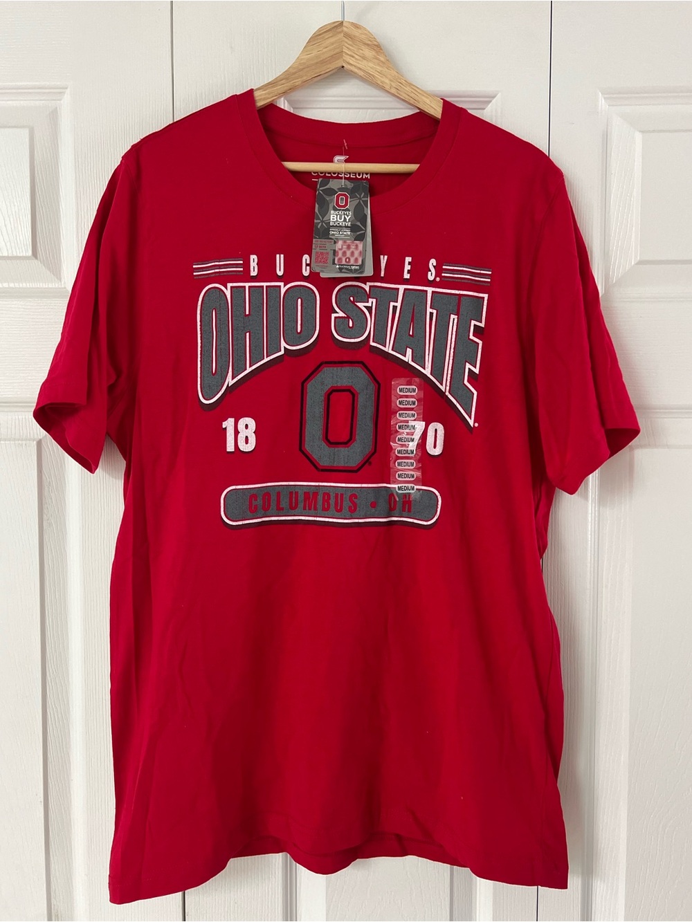 NWT Ohio State Buckeyes Red Graphic Short-Sleeve Tee
